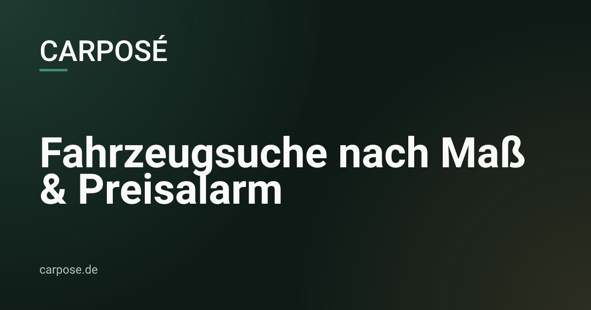 Fahrzeugsuche nach Maß, smartere Gruppen und Preisalarm: das Oktober-Update 2026